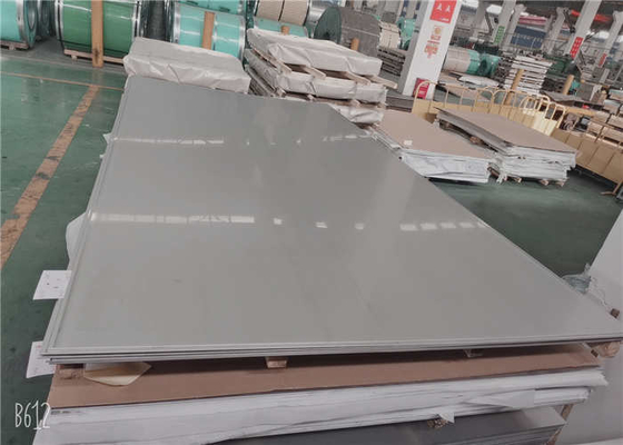 Lámina de acero inoxidable de plata laminada en caliente 316L 1000mm-2000mm ±0,02mm Tolerancia