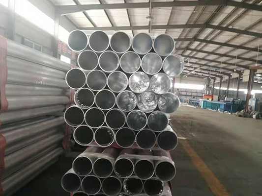 Tubo de aluminio galvanizado de alta dureza de alto grado 7075